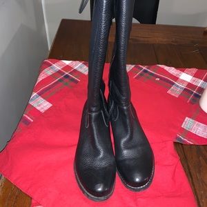 Women soffit mid calf boot